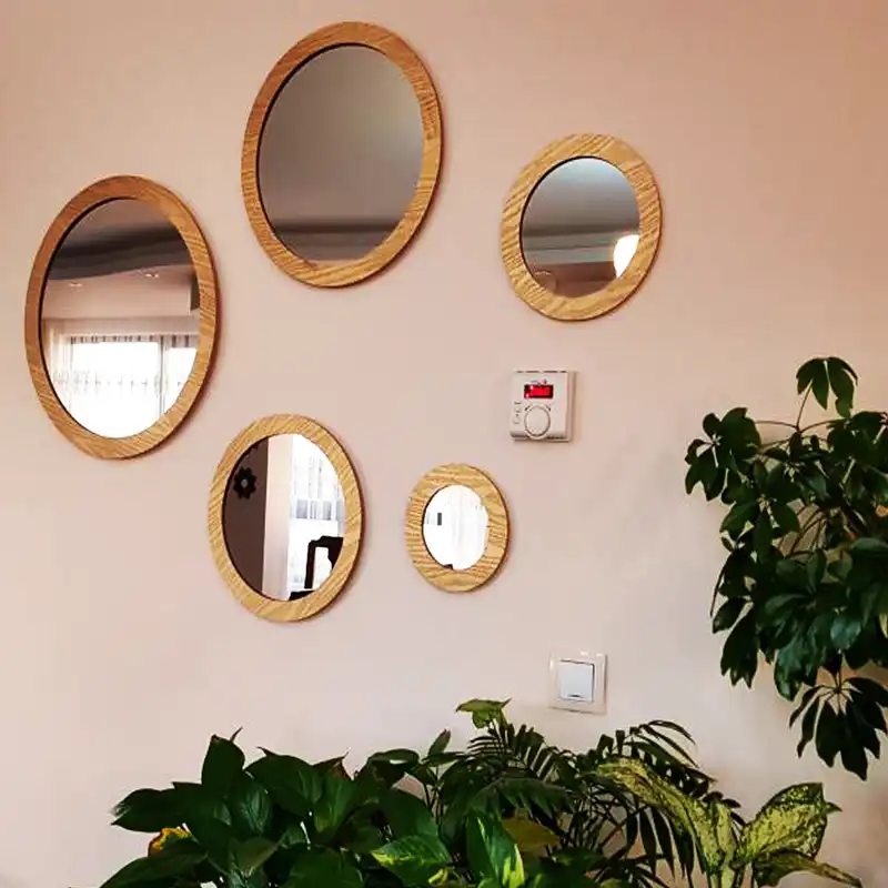 آینه خونه خاص مدل دکوراتیو مجموعه 5 عددی