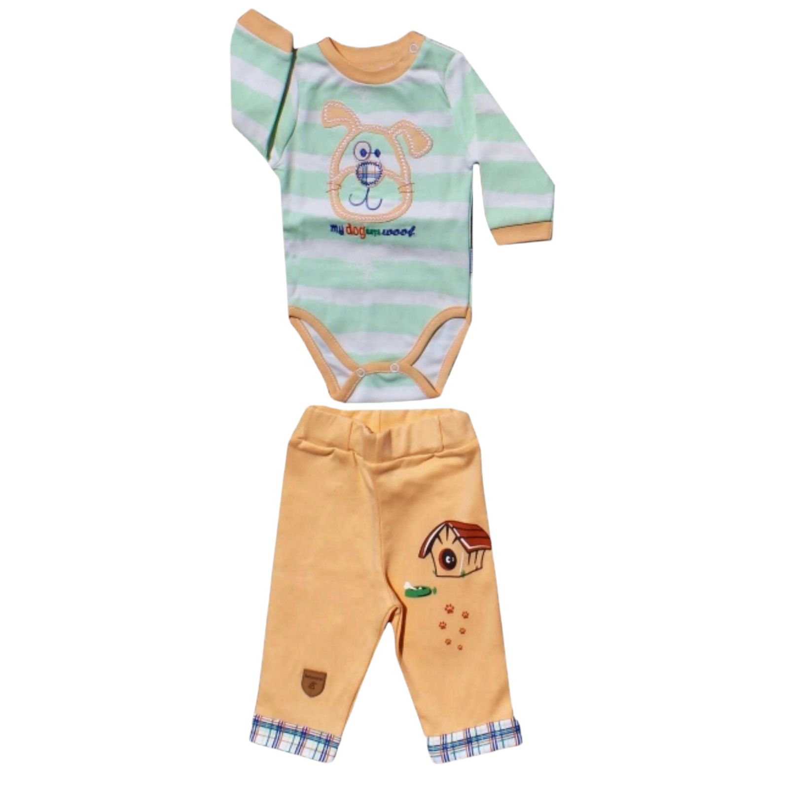 ست بادی و سرهمی نوزادی به آوران مدل پاپی 77285493 - - 1