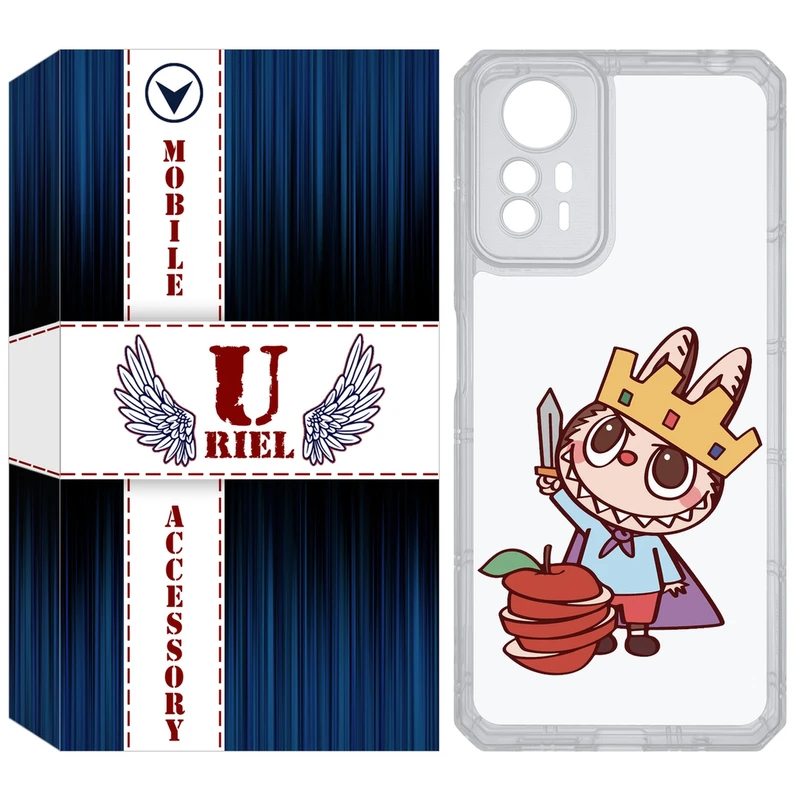 کاور یوریل مدل Clear کد 120 طرح لبوبو مناسب برای گوشی موبایل شیائومی Redmi Note 12S