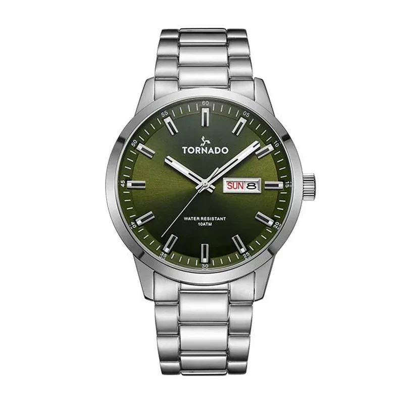 ساعت مچی عقربه‌ای مردانه تورنادو مدل T23001-SBSH