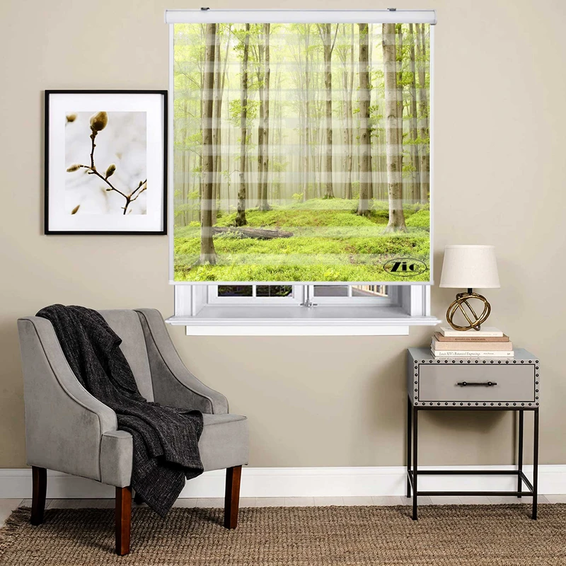 پرده زبرا زیو کد L5053 سایز 150X150 سانتی متر