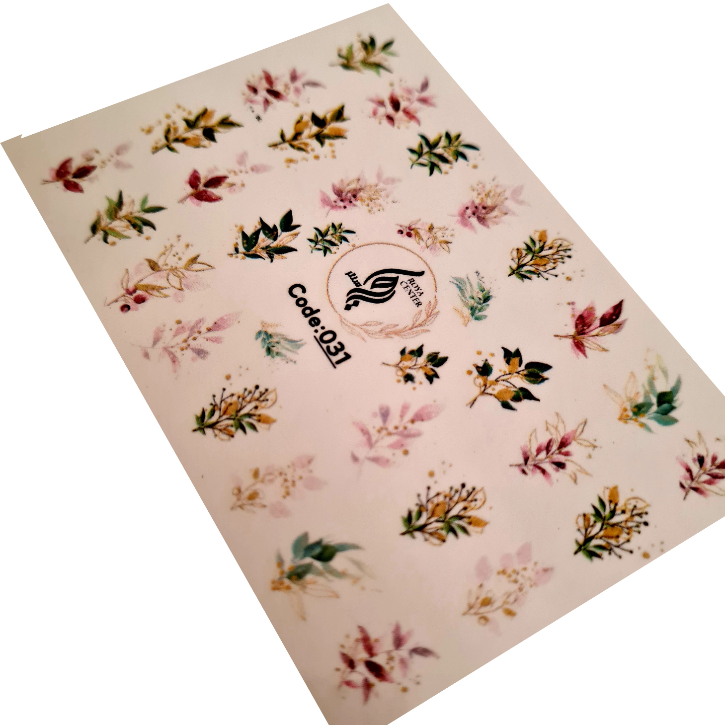 برچسب لنز ناخن مدل 031