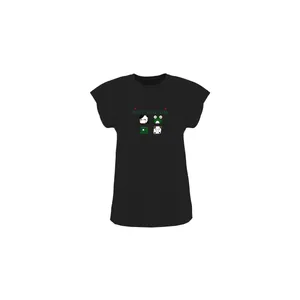 تی شرت آستین کوتاه زنانه بنیس مدل تینا رنگ مشکی