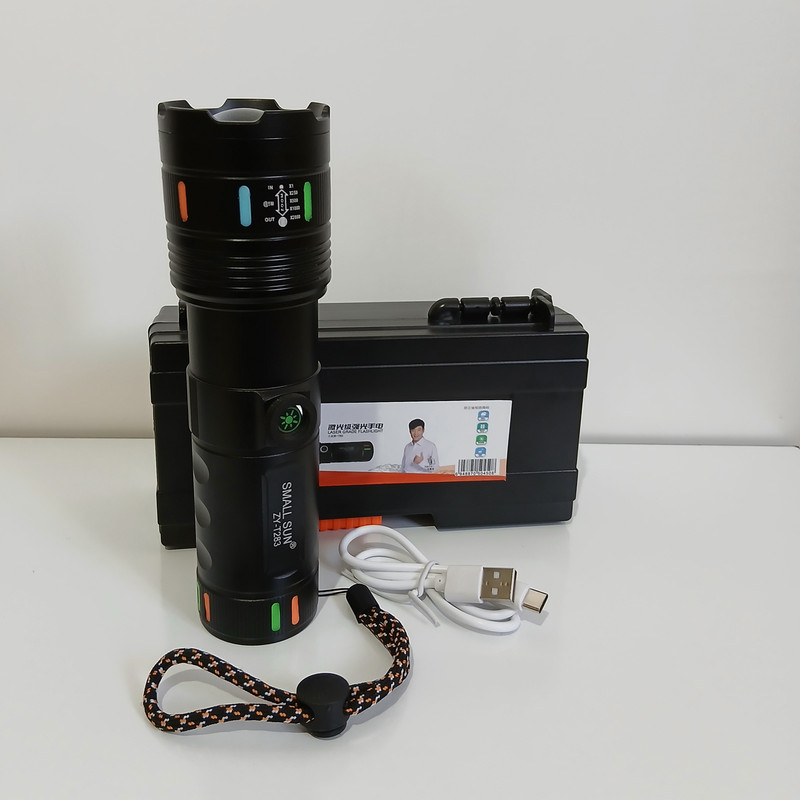 چراغ قوه دستی اسمال سان مدل T283 با نور مهتابی