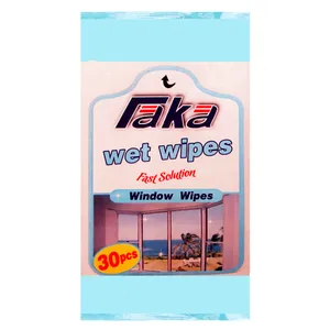 دستمال مرطوب فاکا مدل WINDOW WIPES بسته 30 عددی