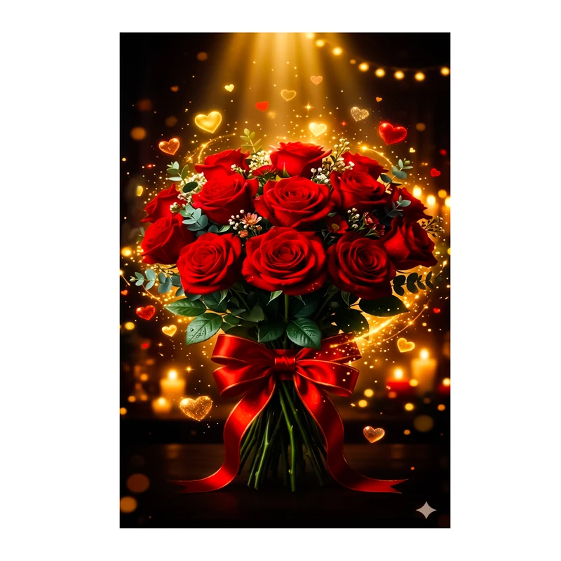 برچسب مدل گل رز کد 010