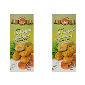 گرانول سوخاری پولکی پانکو سفید تردک مقدار 200 گرم بسته 2 عددی