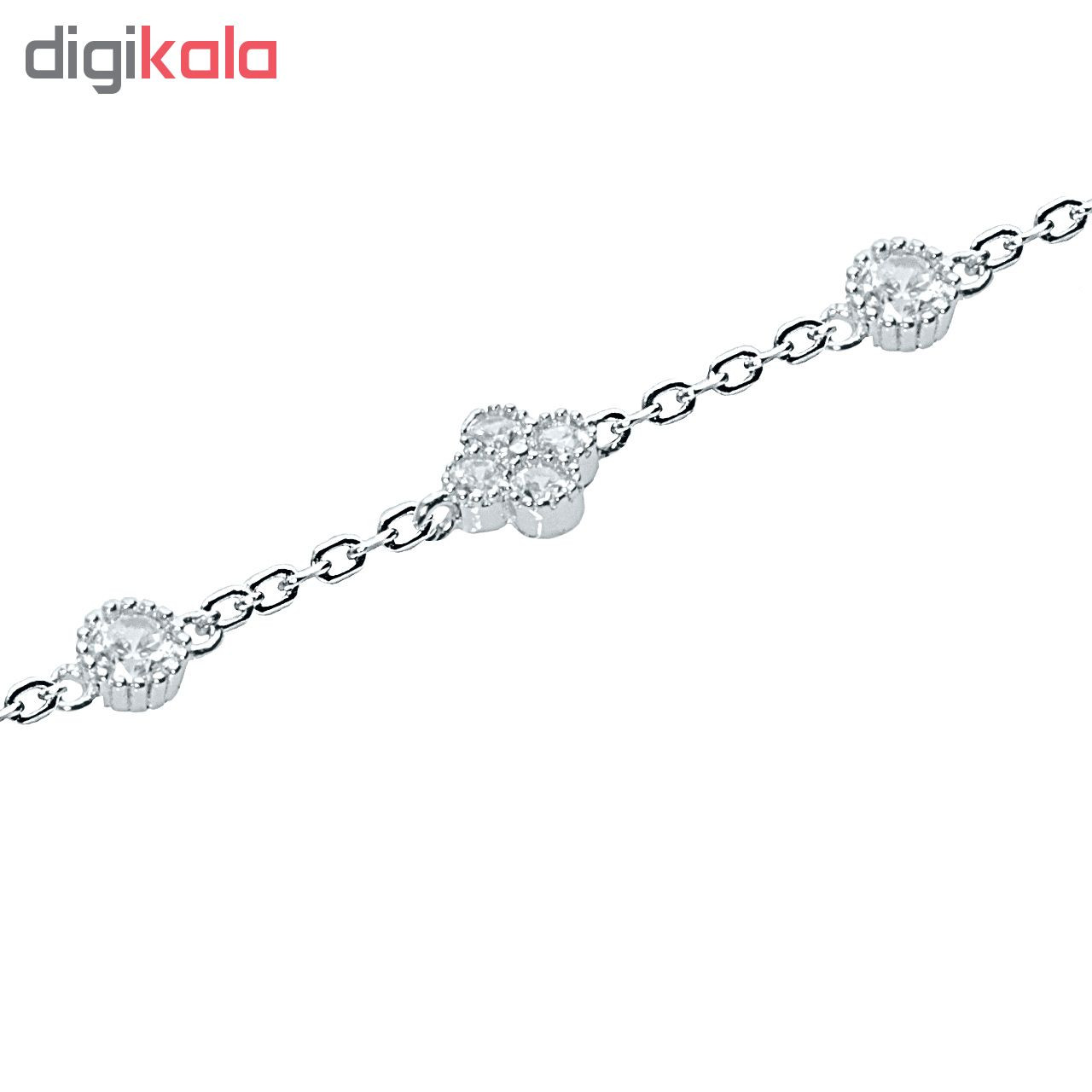 دستبند نقره اقلیمه کد DN329