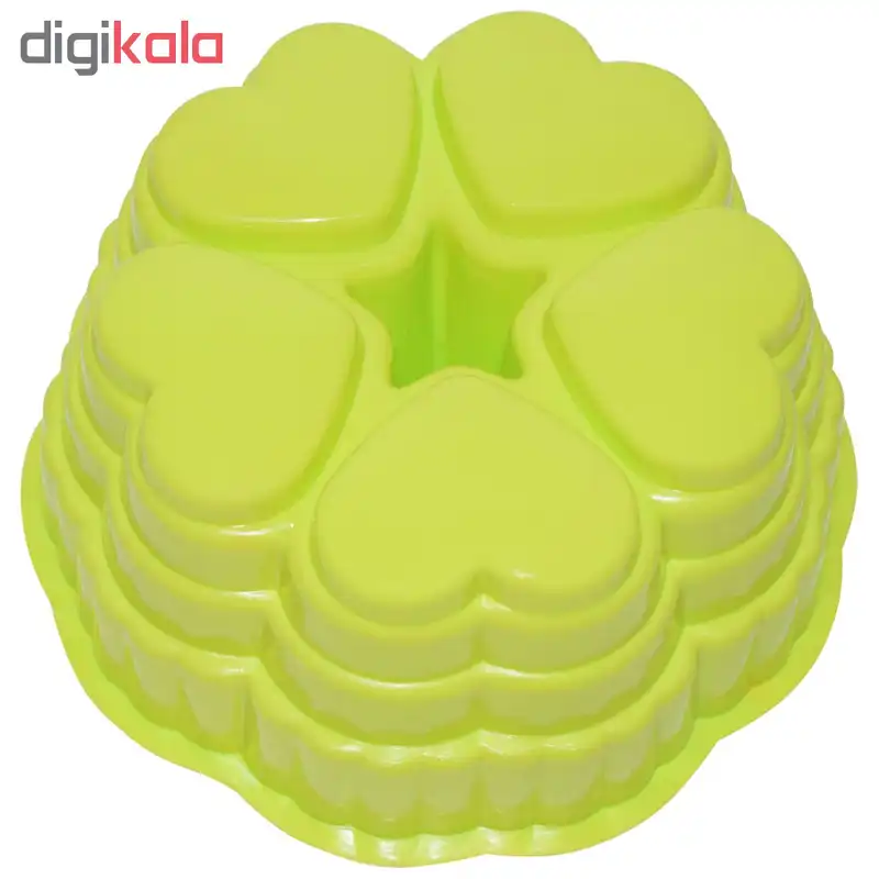 قالب ژله طرح پنج قلب