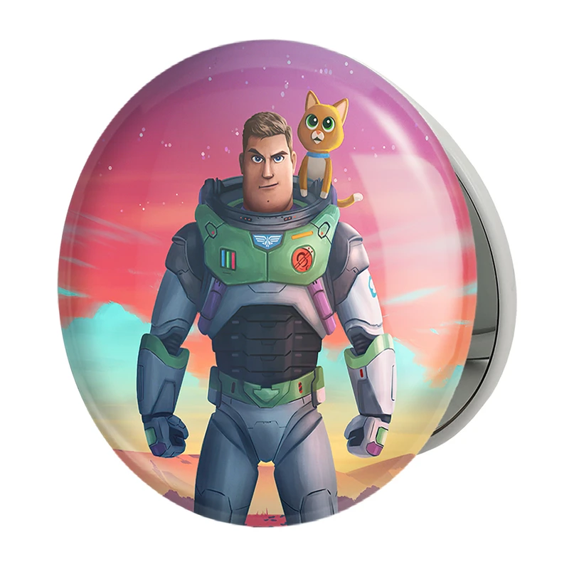 آینه جیبی خندالو طرح انیمیشن باز لایتیر مدل تاشو کد 26324 