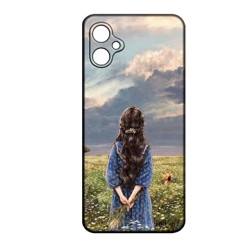 کاور طرح دخترانه کد 230 مناسب برای گوشی موبایل سامسونگ Galaxy A05