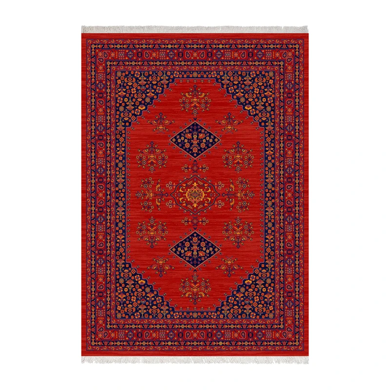 روفرشی زانیس مدل کشدار زمینه قرمز