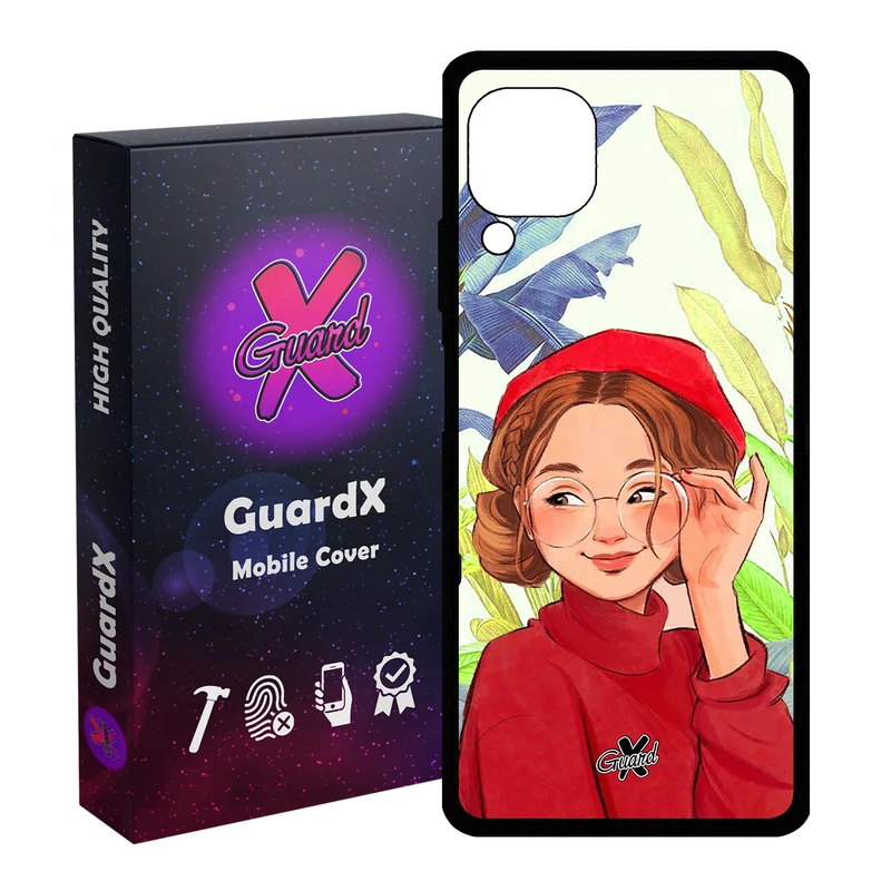 کاور گارد ایکس طرح دختر مدل Glass10328 مناسب برای گوشی موبایل هوآوی Nova 7i / Nova 6 SE / P40 Lite