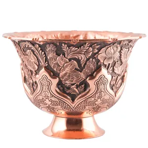 جام قلمزنی قهرمانی طرح گل و مرغ کد 165026