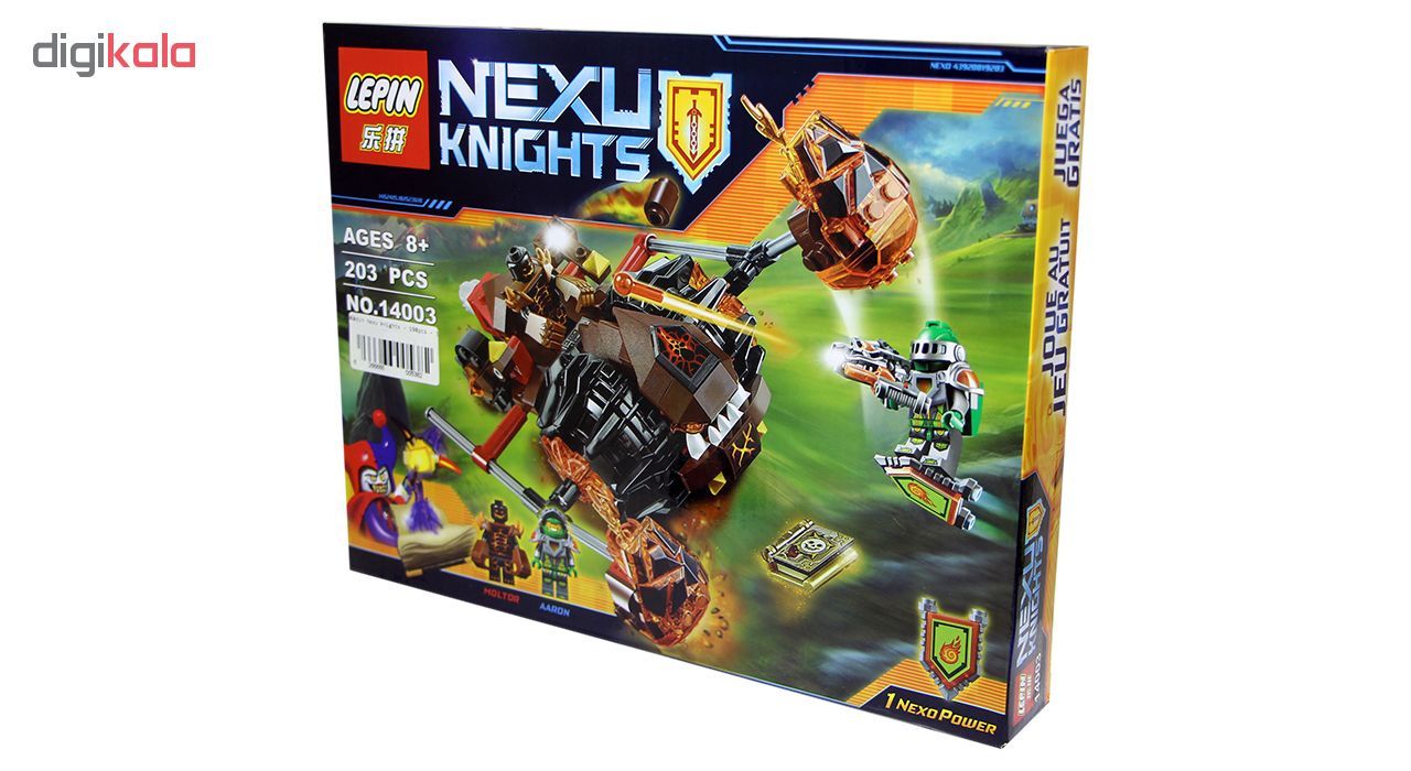 ساختنی لپین مدل Nexu Knights 14003