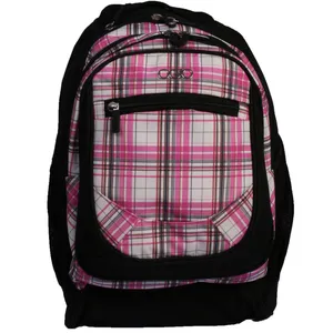 کوله پشتی لپ تاپ او جیو مدل cooper pinkplaid.0233 مناسب برای لپ تاپ 15 تا 17 اینچی