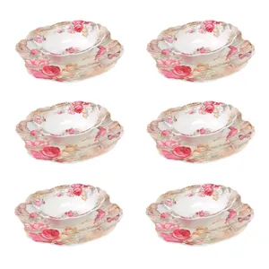 ست پیش دستی و پیاله کد 96310 بسته 12 عددی