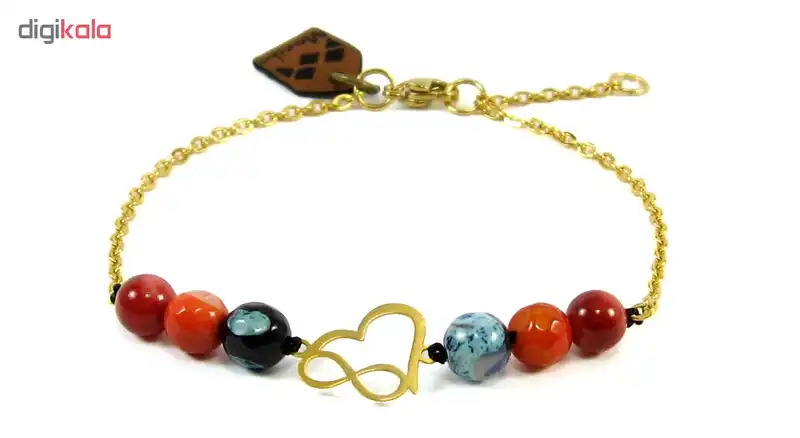 دستبند طلا 18عیار مانچو مدل bfg086