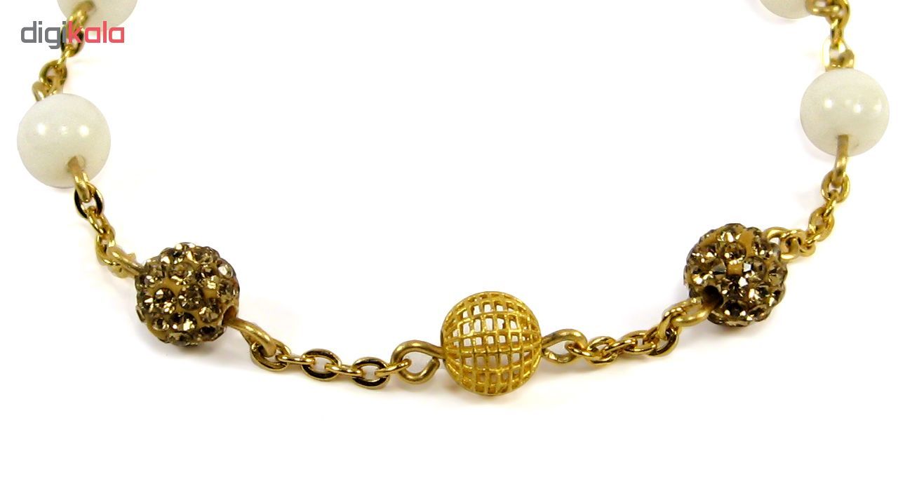 دستبند طلا 18عیار زنانه مانچو مدل bfg087 -  - 3