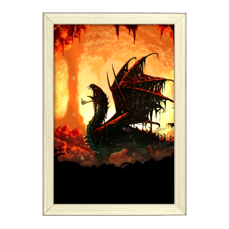 تابلو خندالو طرح بازی شکارچی هیولا (Monster Hunter) کد 33251