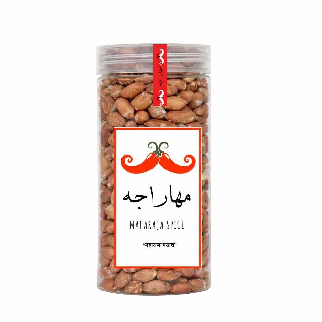بادام زمینی نمکی آستانه ممتاز مهاراجه - ۴۰۰ گرم