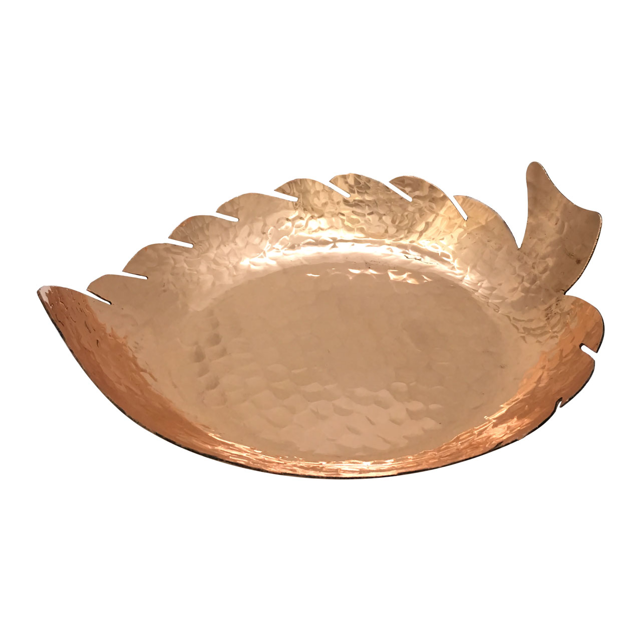 شکلات خوری مسی طرح برگ مدل 02