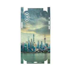 MAHOOT Shanghai City-FullSkin Cover Sticker for Apple iPhone XS