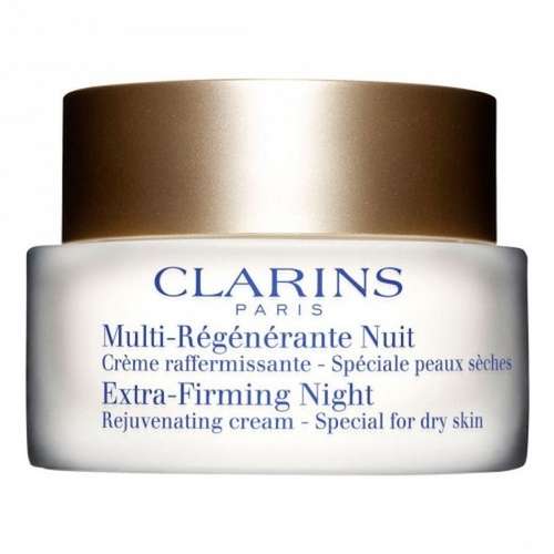 کرم شب ضد چروک صورت کلارنس مدل EXTRA FIRMING NIGHT Dry CREAM حجم 50 میلی لیتر