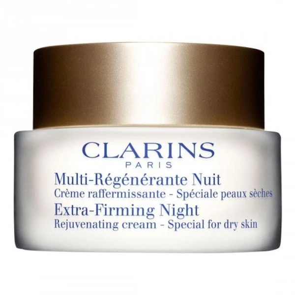 کرم شب ضد چروک صورت کلارنس مدل EXTRA FIRMING NIGHT Dry CREAM حجم 50 میلی لیتر