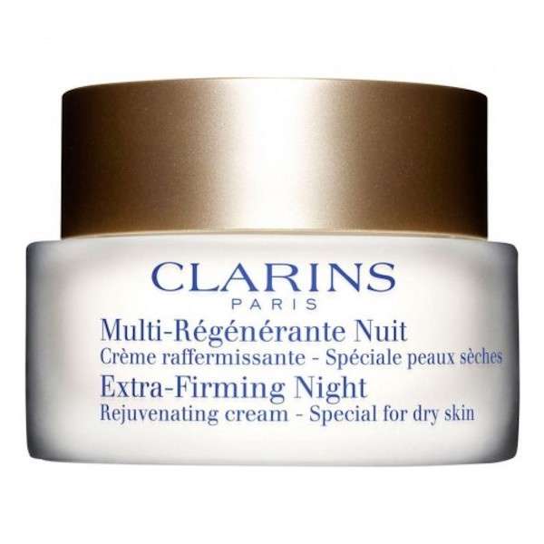 کرم شب ضد چروک صورت کلارنس مدل EXTRA FIRMING NIGHT Dry CREAM حجم 50 میلی لیتر