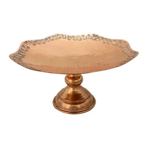 میوه خوری  گلدیس تخت قلمکاری مسی کد 02
