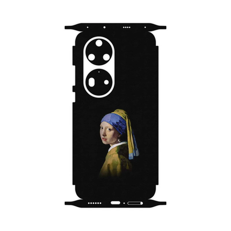 برچسب پوششی ماهوت مدل Girl with a Pearl Earring of Vermeer-FullSkin مناسب برای گوشی موبایل هوآوی P50 Pro