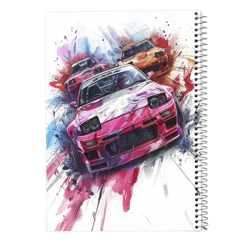 دفتر مشق 50 برگ مدوپد مدل need for speed کد DF13596