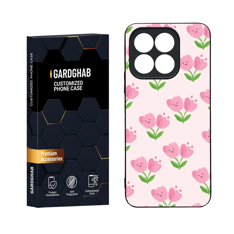 کاور گارد قاب مدل دور ژله ای دخترانه مناسب برای گوشی موبایل آنر X8b 4G