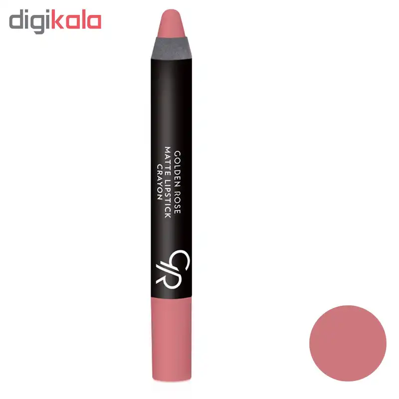 رژ لب مدادی گلدن رز شماره 22