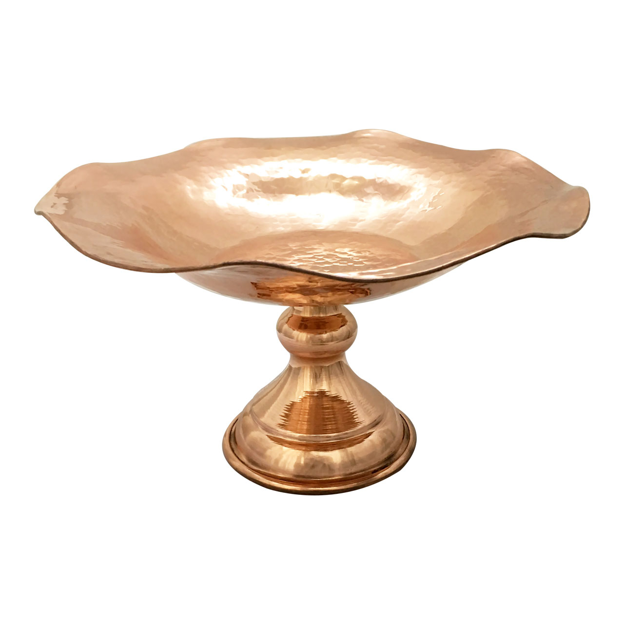 میوه خوری مسی مدل پرنیا پایه کعب کد 3
