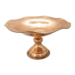 میوه خوری مسی مدل پرنیا پایه کعب کد 1
