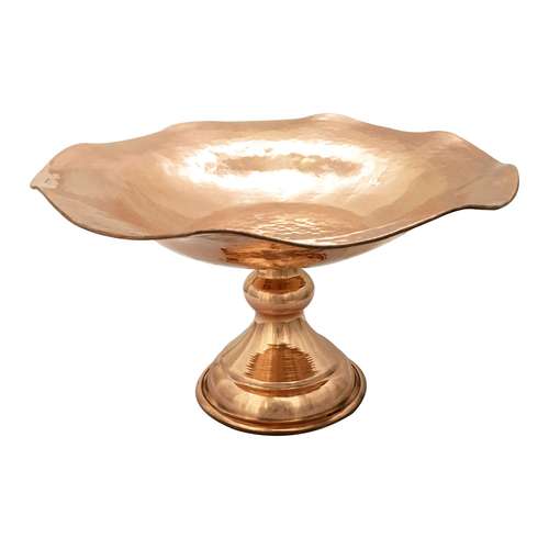 میوه خوری مسی مدل پرنیا پایه کعب کد 1