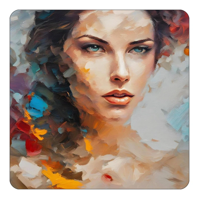 مگنت کاکتی طرح نقاشی رنگ روغن مدل mp69507