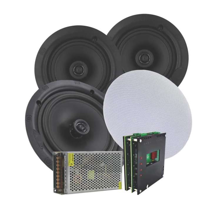 پخش کننده خانگی مدل چهار کانال سایز 20 سانت مجموعه 6 عددی