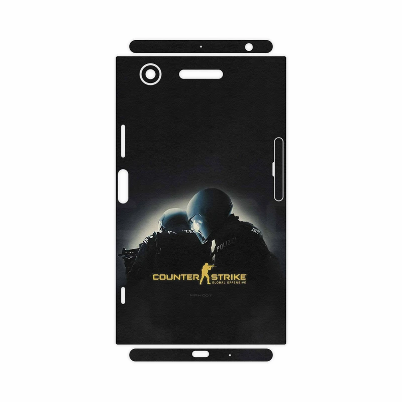 برچسب پوششی ماهوت مدل Counter-Strike-FullSkin مناسب برای گوشی موبایل سونی Xperia XZ1