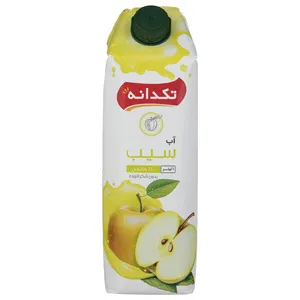 آب سیب تکدانه حجم 1 لیتر
