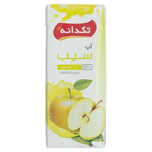 آب سیب تکدانه حجم 200 میلی لیتر
