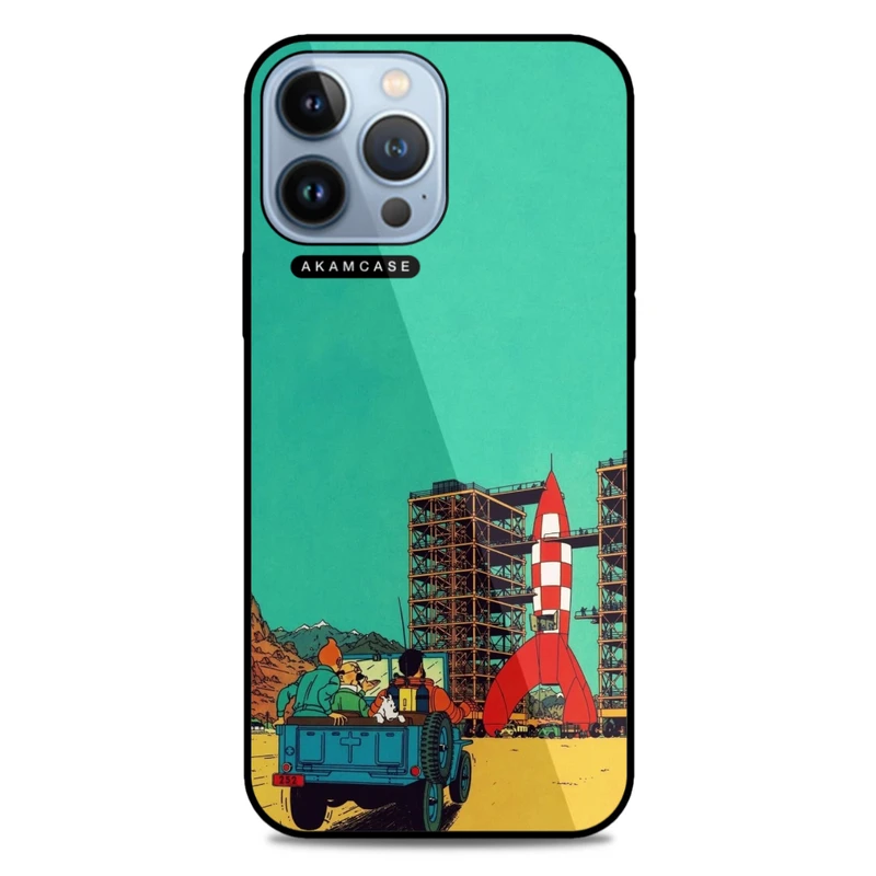 کاور آکام مدل AMC-WA13PROMAX-TINTIN-17 مناسب برای گوشی موبایل اپل iPhone 13 Pro Max