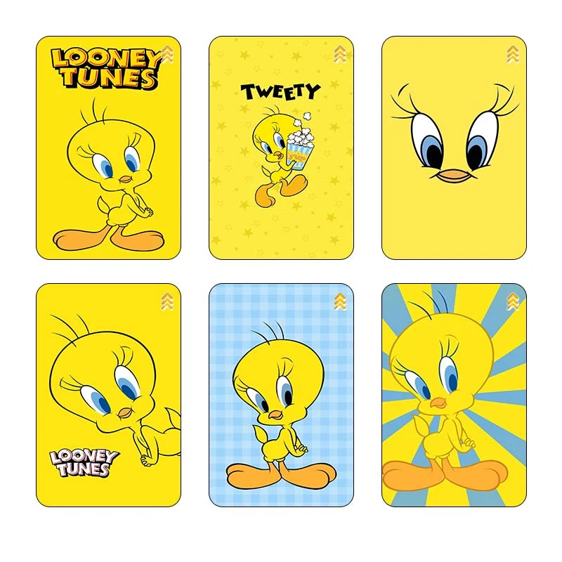 استيکر کارت کارنيکا طرح توییتی کد 63895 مجموعه 6 عددی