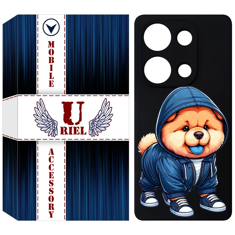 کاور یوریل مدل KSH کد 65 طرح سگ آبی مناسب برای گوشی موبایل شیائومی Redmi Note 14S