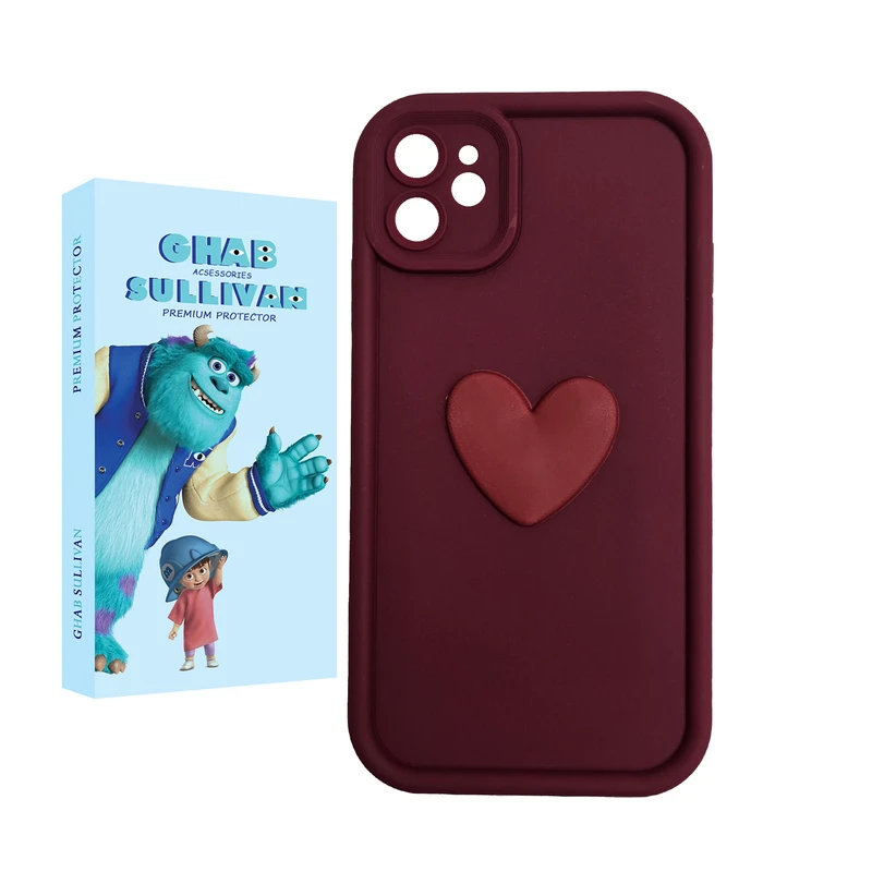کاور قاب سالیوان مدل SOLID HEART مناسب برای گوشی موبایل اپل iPhone 11