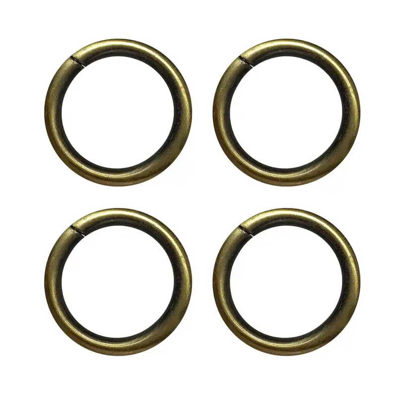 یراق کیف دوزی مدل گرد کد Zg-2.5Cm بسته 4 عددی