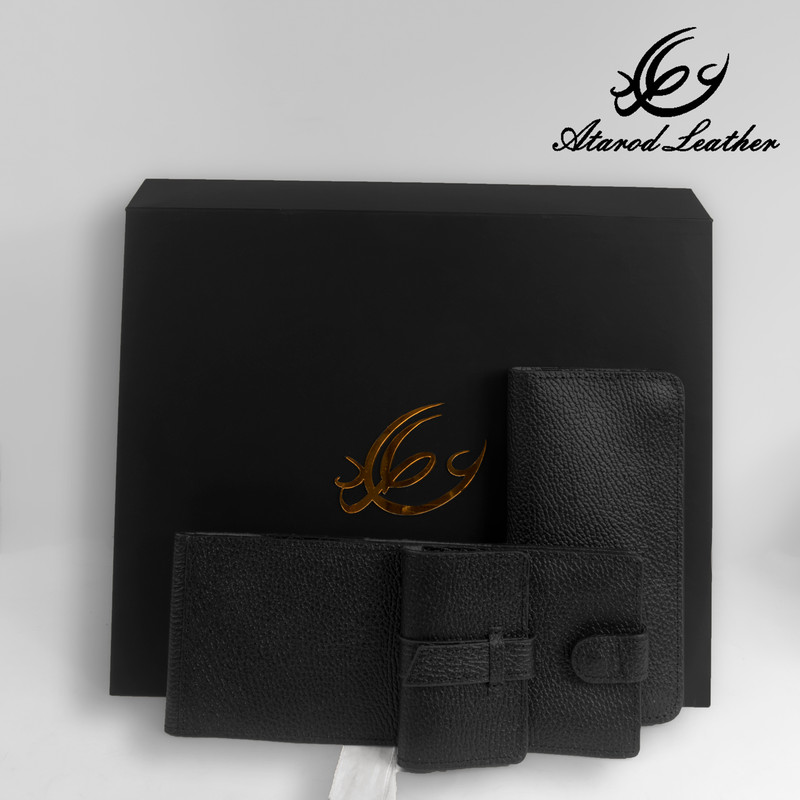 ست هدیه چرم عطارد مدل DPA26