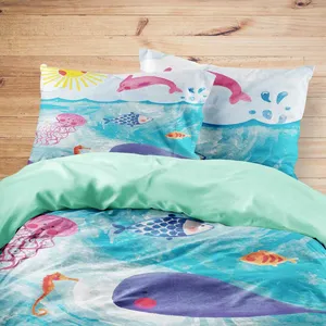 سرویس روتختی مدوپد طرح شاداب مدل mod00520 یک نفره 4 تکه